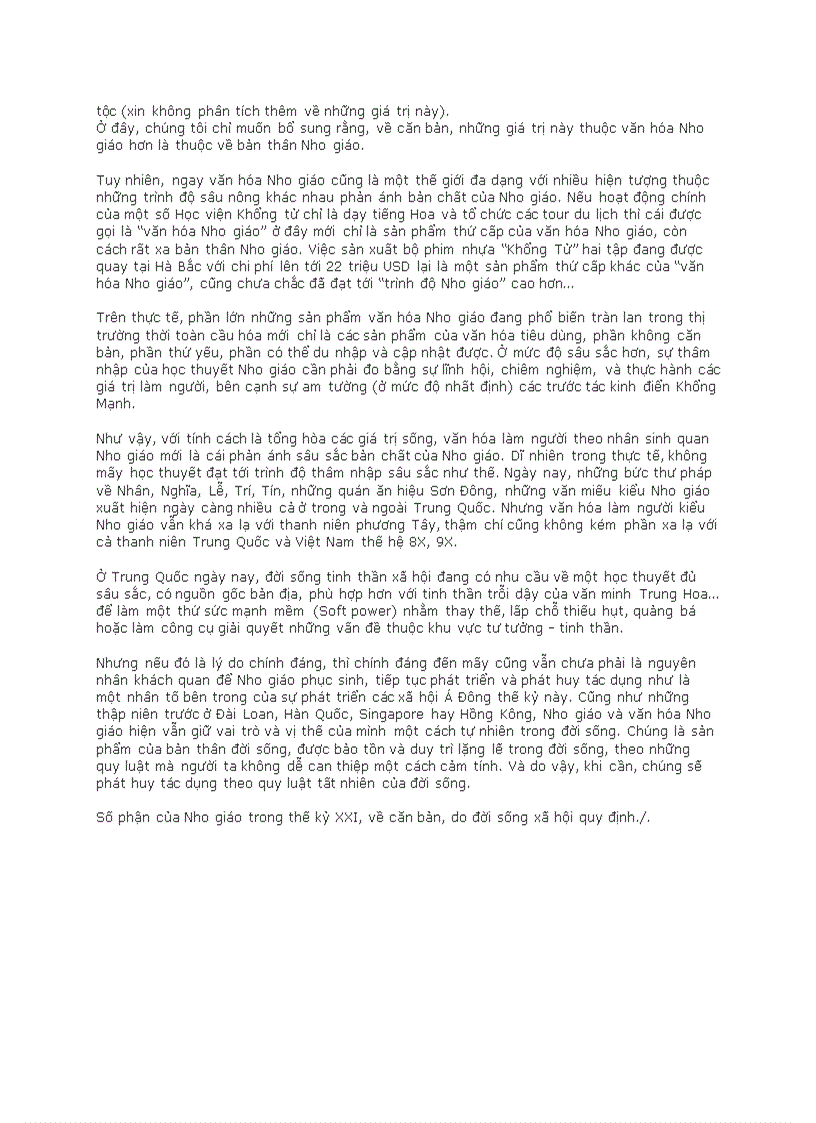 image for page Về số phận của Nho giáo