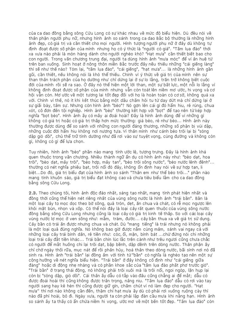 image for page Hình ảnh thân em trong ca dao trữ tình đồng bằng sông Cửu Long