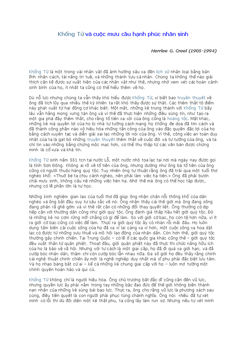 image for page Khổng Tử và cuộc mưu cầu hạnh phúc nhân sinh