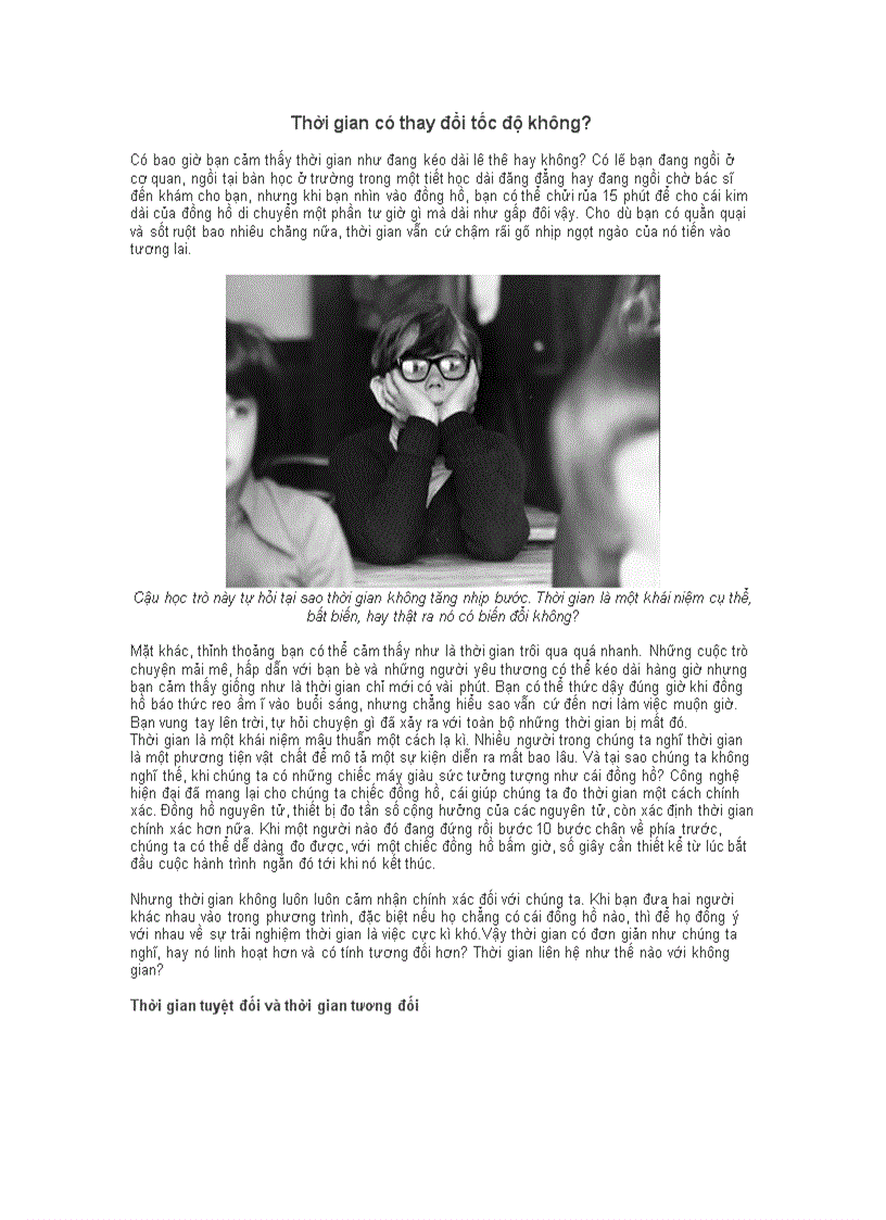 image for page Thời gian có thay đổi tốc độ không