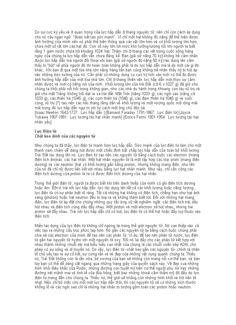 image for page Bốn lực cấu tạo vũ trụ