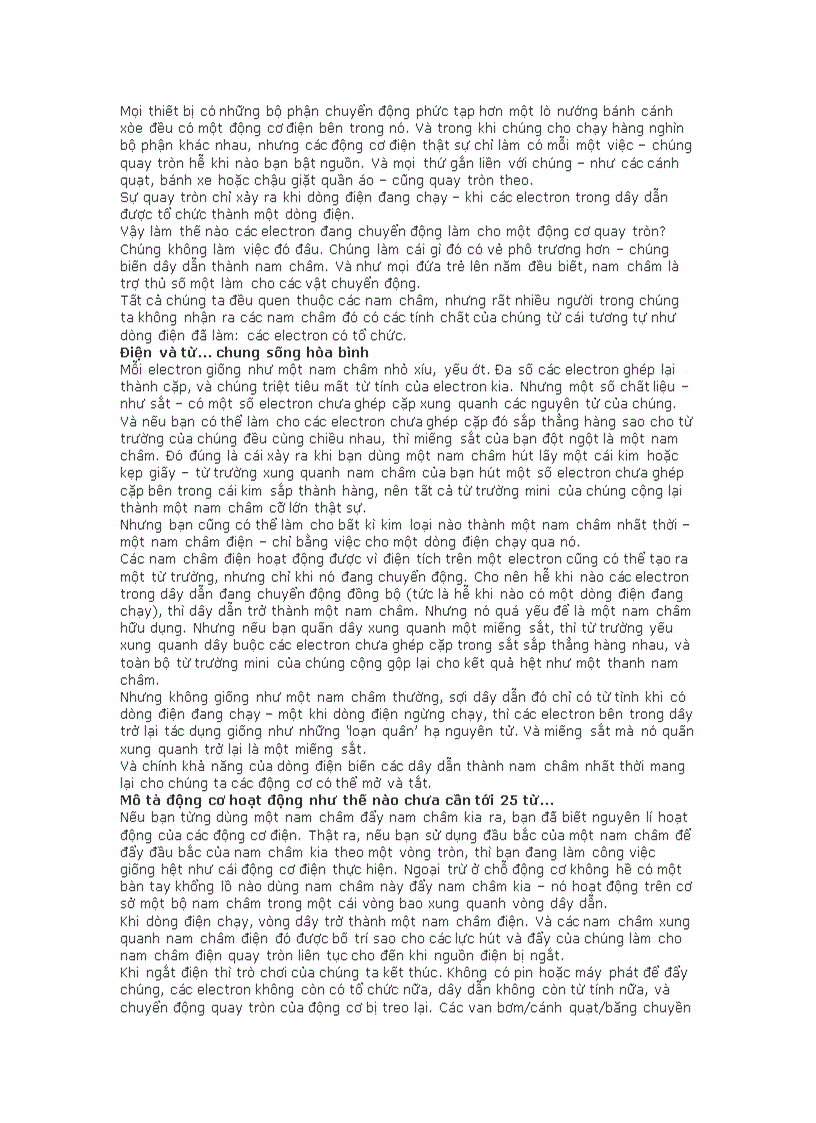 image for page Dòng điện làm cho các thiết bị hoạt động như thế nào