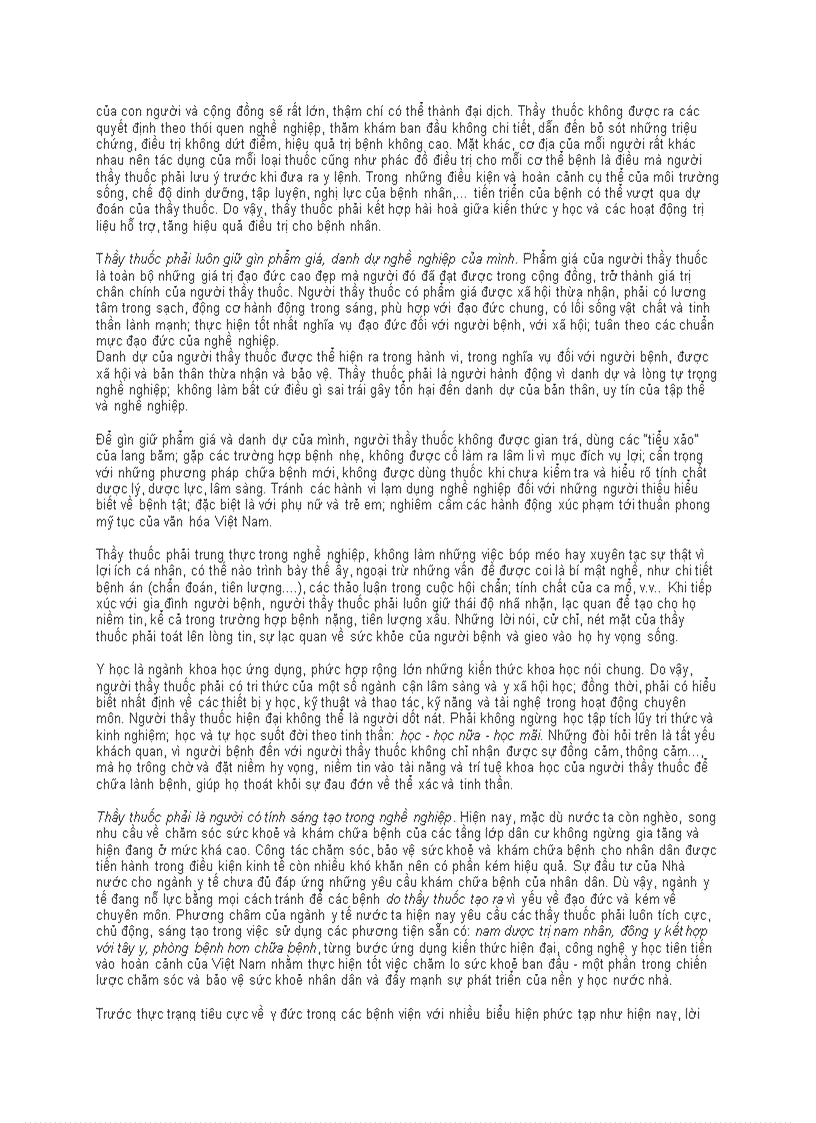 image for page Quan điểm của Hồ Chí Minh về y đức và ý nghĩa đối với ngành y hiện nay
