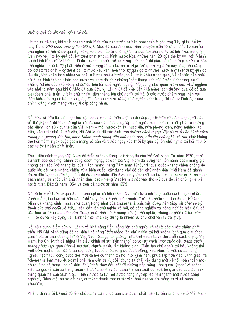 image for page Sự kế thừa và phát triển học thuyết Mác Lênin về chủ nghĩa xã hội về con đường quá độ lên chủ nghĩa xã hội trong tư tưởng Hồ Chí Minh