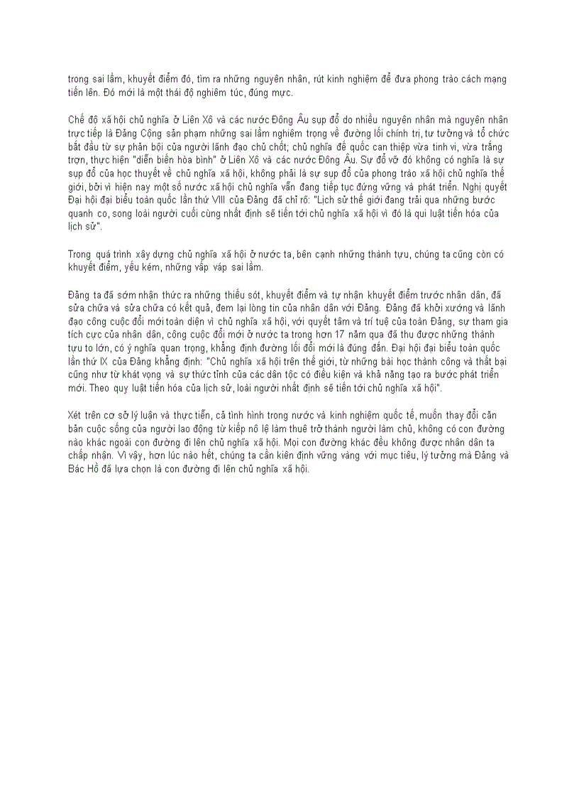 image for page Vì sao độc lập dân tộc gắn liền với CNXH là sự lựa chọn đúng đắn con đường phát triển của đất nước ta