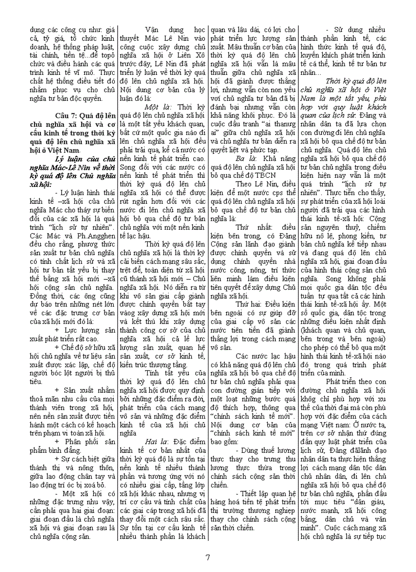 image for page Đề cương kinh tế chính trị Mac Lenin chuẩn Do giảng viên ĐH Sư Phạm Kỹ Thuật TP HCM biên soạn