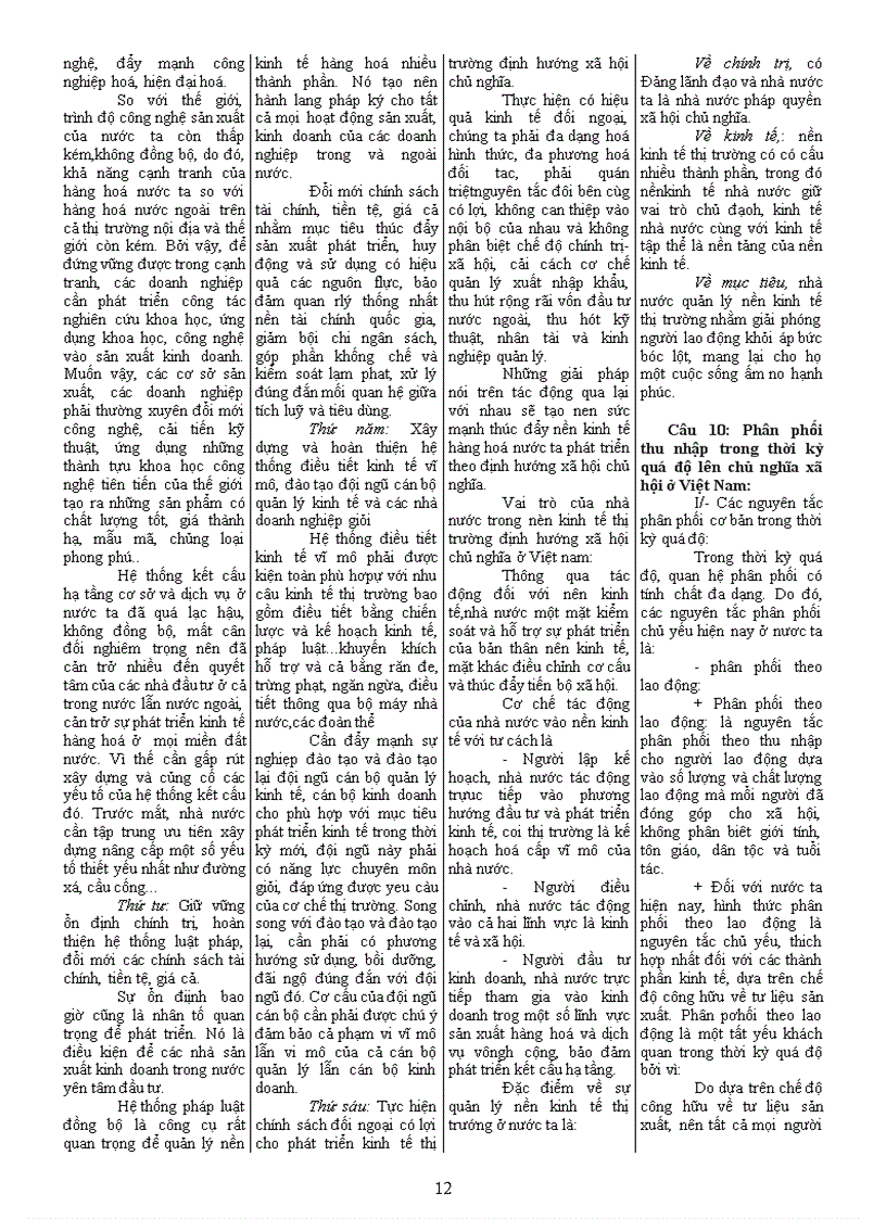 image for page Đề cương kinh tế chính trị Mac Lenin chuẩn Do giảng viên ĐH Sư Phạm Kỹ Thuật TP HCM biên soạn