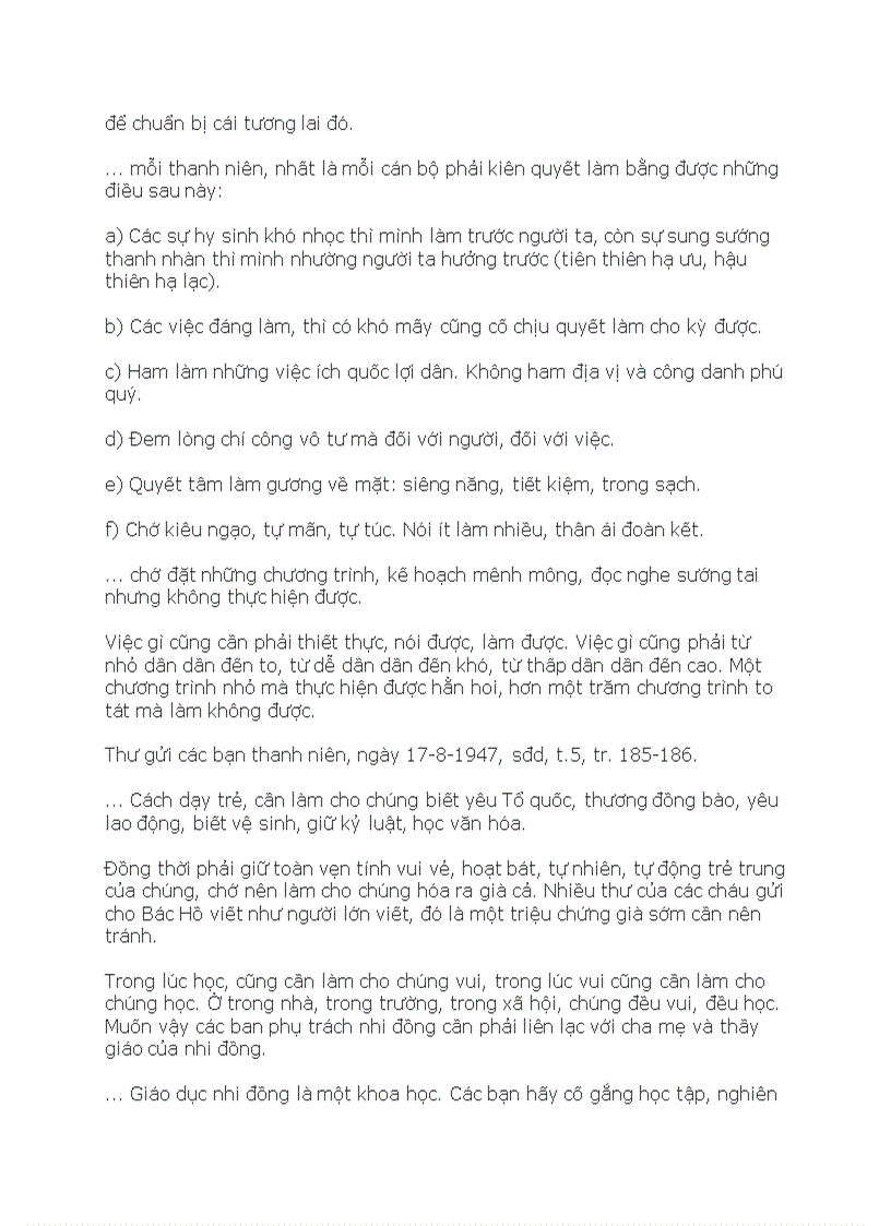 image for page Những nguyên tắc và chuẩn mực đạo đức đối với Thanh thiếu niên nhi đồng