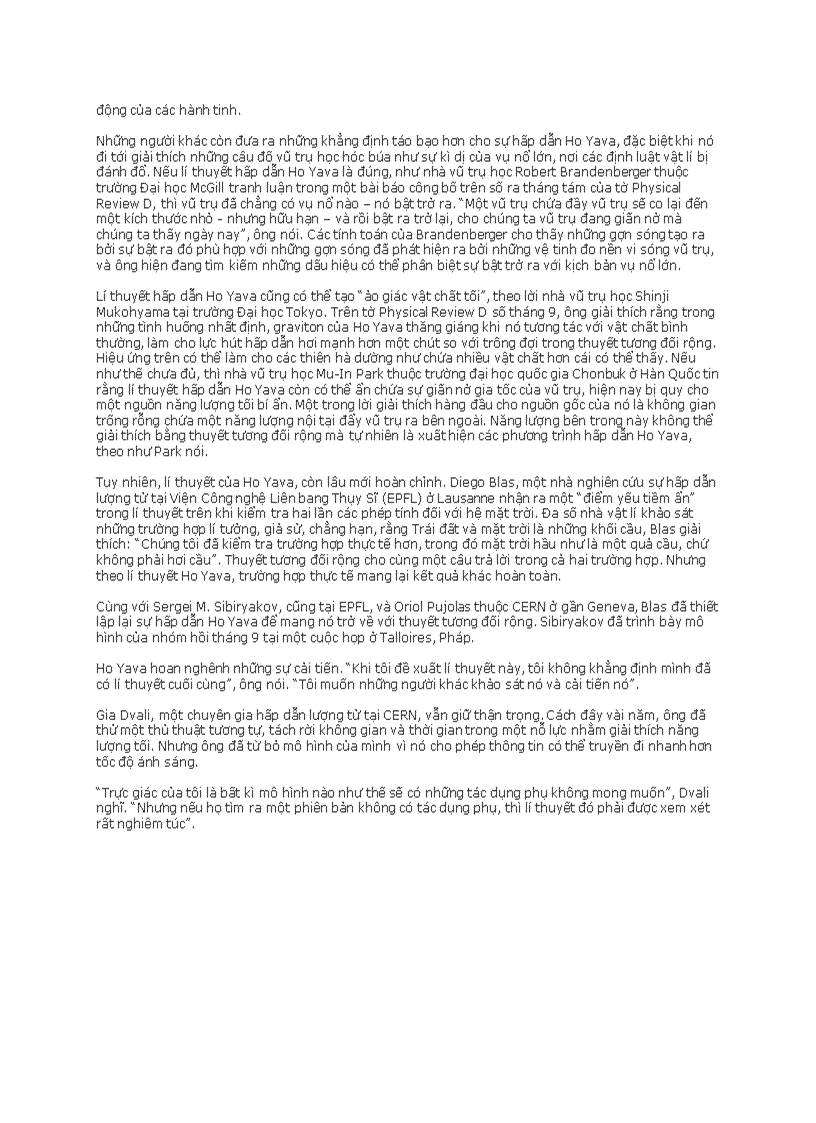 image for page Tách thời gian ra khỏi không gian