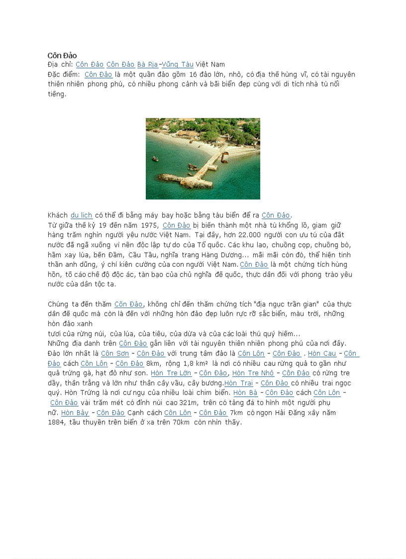 image for page Côn Đảo