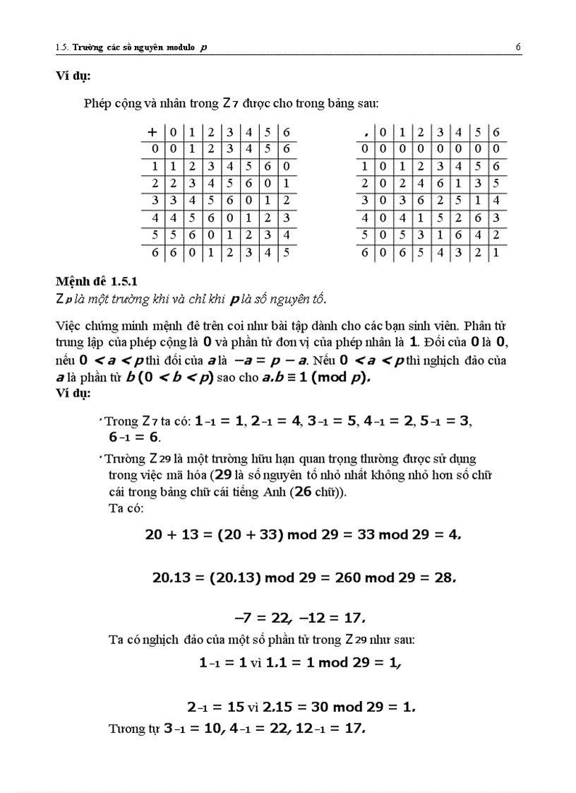 image for page Bài giảng Toán cao cấp A1 Đại Số Tuyến Tính