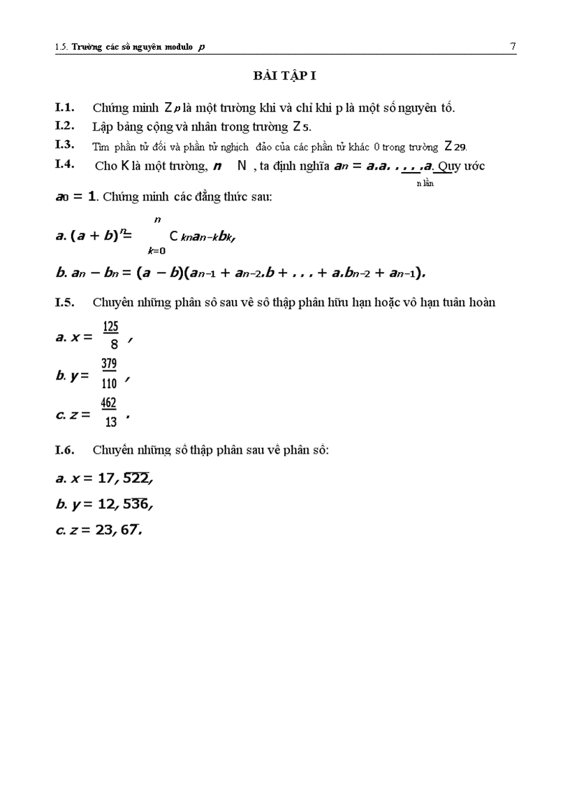 image for page Bài giảng Toán cao cấp A1 Đại Số Tuyến Tính