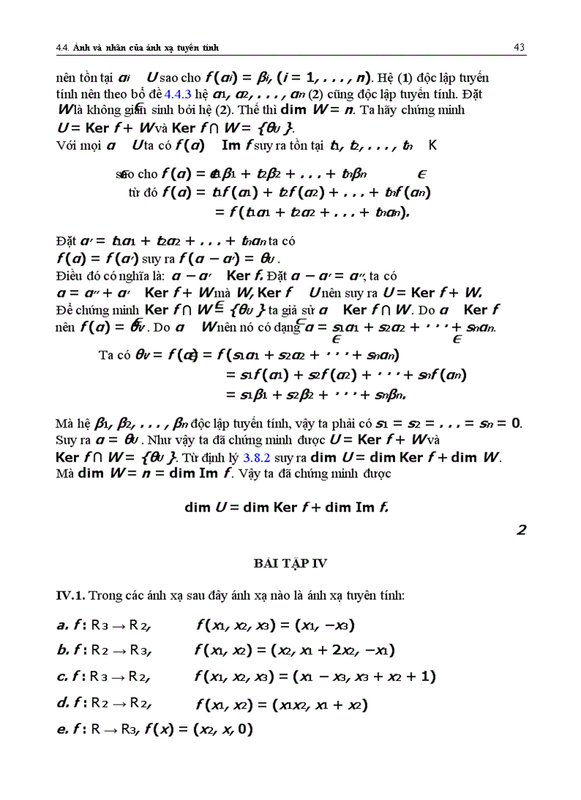 image for page Bài giảng Toán cao cấp A1 Đại Số Tuyến Tính