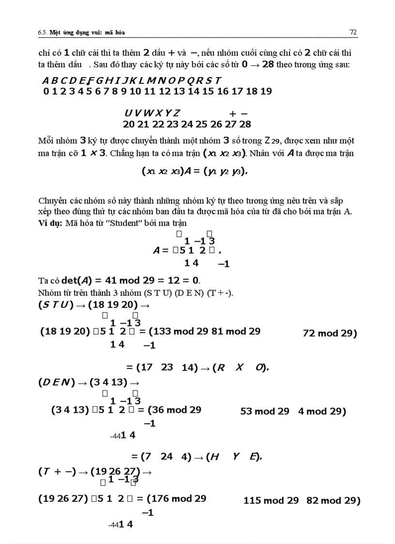 image for page Bài giảng Toán cao cấp A1 Đại Số Tuyến Tính
