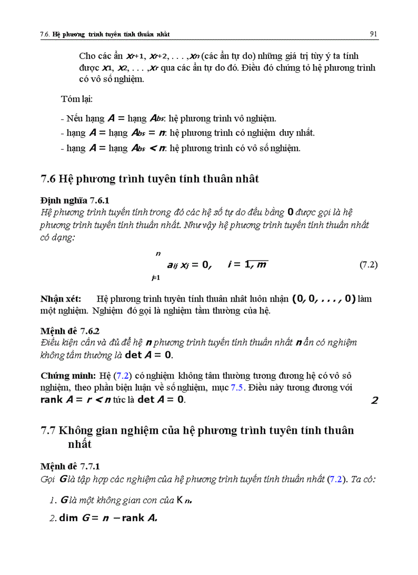 image for page Bài giảng Toán cao cấp A1 Đại Số Tuyến Tính