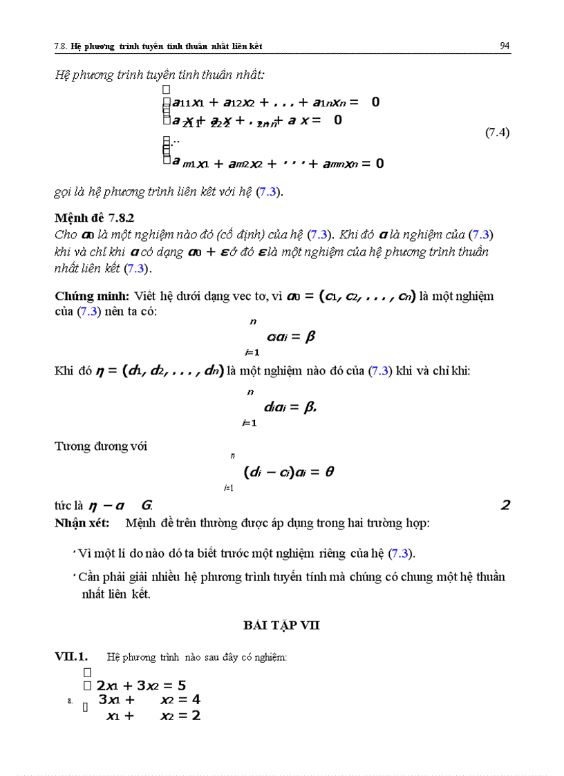 image for page Bài giảng Toán cao cấp A1 Đại Số Tuyến Tính