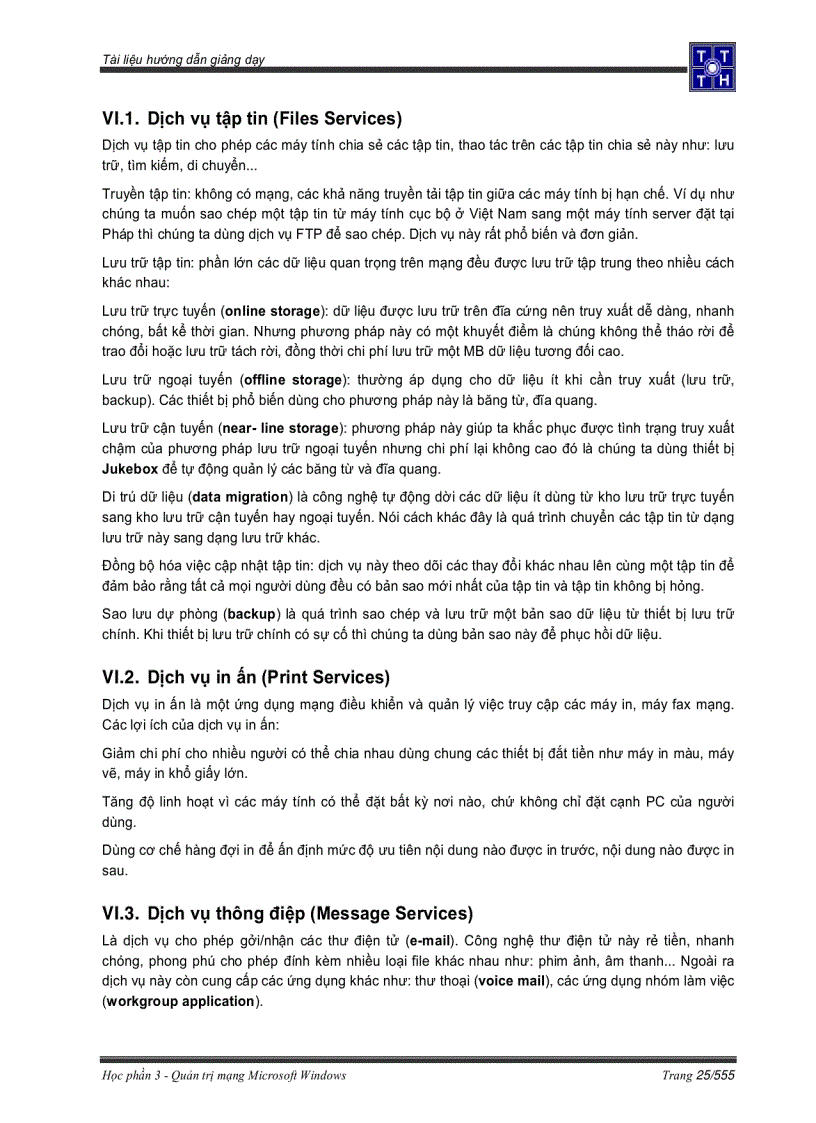 image for page Quản trị mạng Microsoft Windows