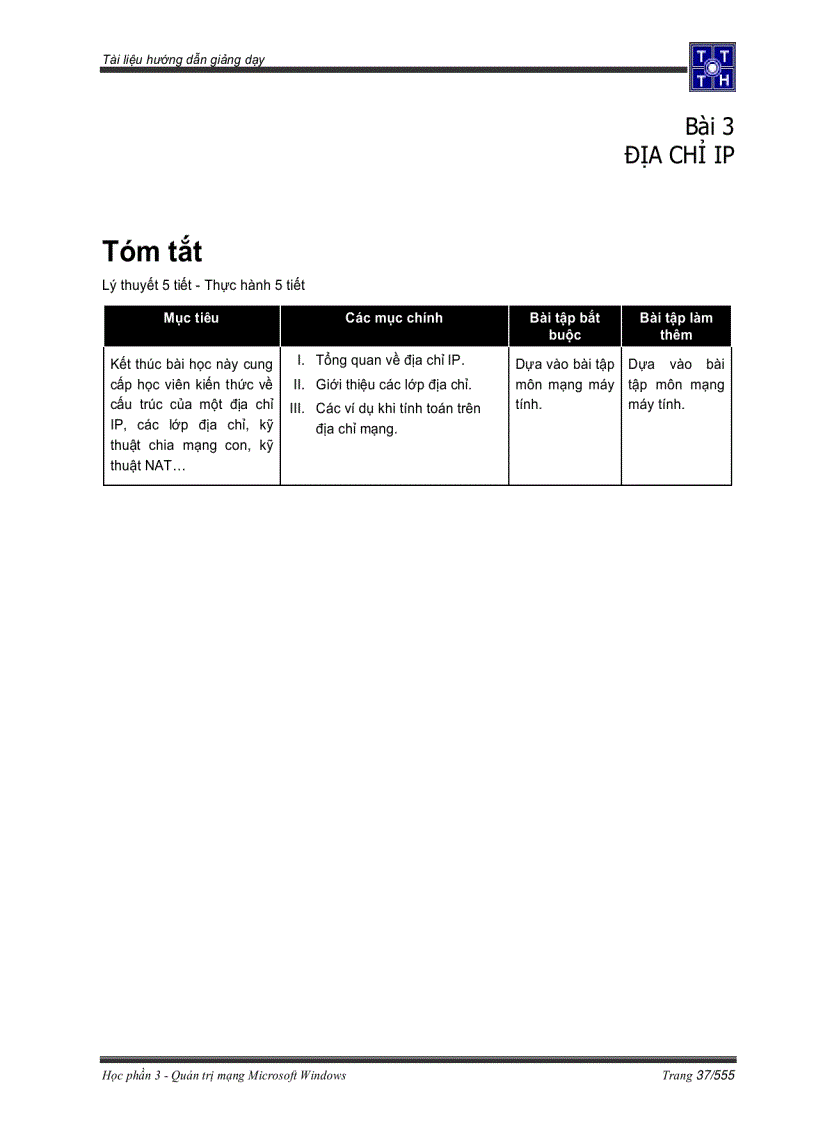 image for page Quản trị mạng Microsoft Windows