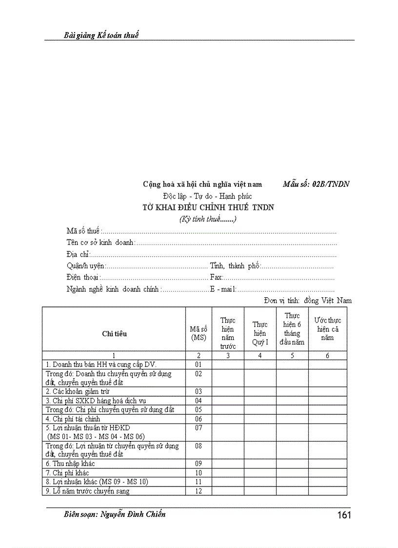 image for page Bài giảng thuế