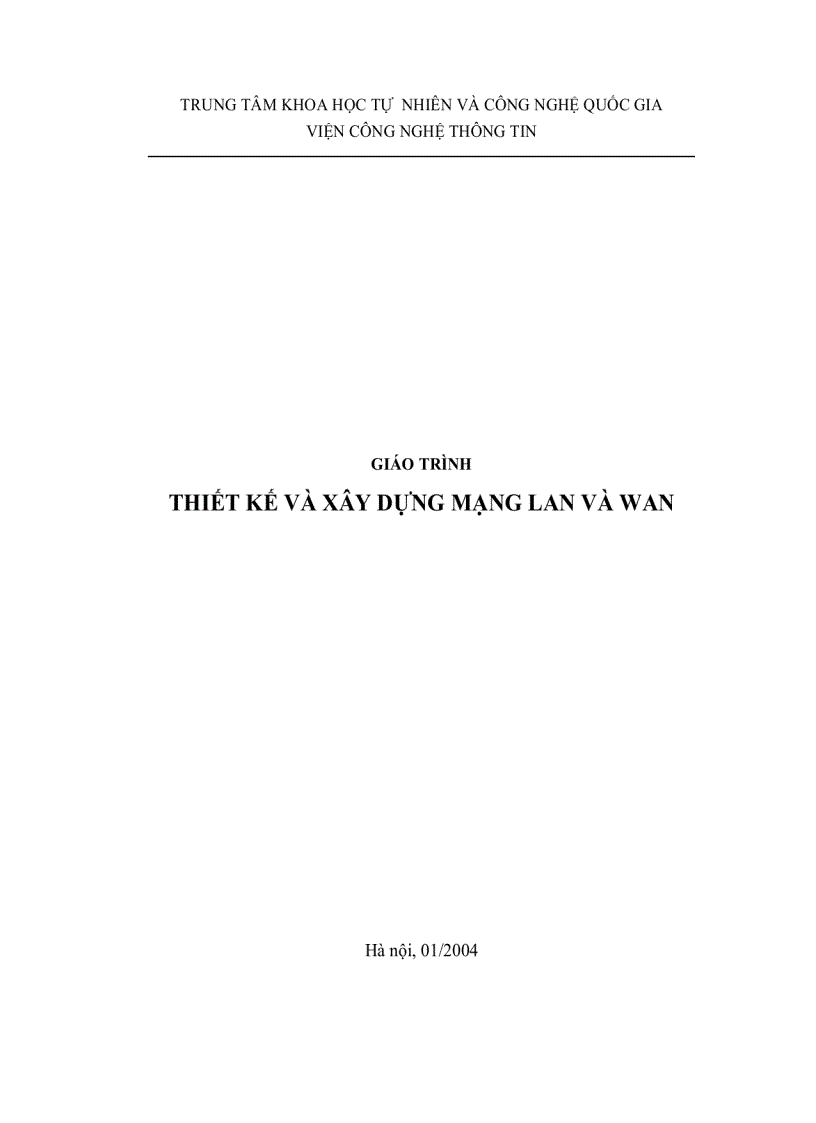 image for page Thiết kế và xây dựng mạng lan và wan