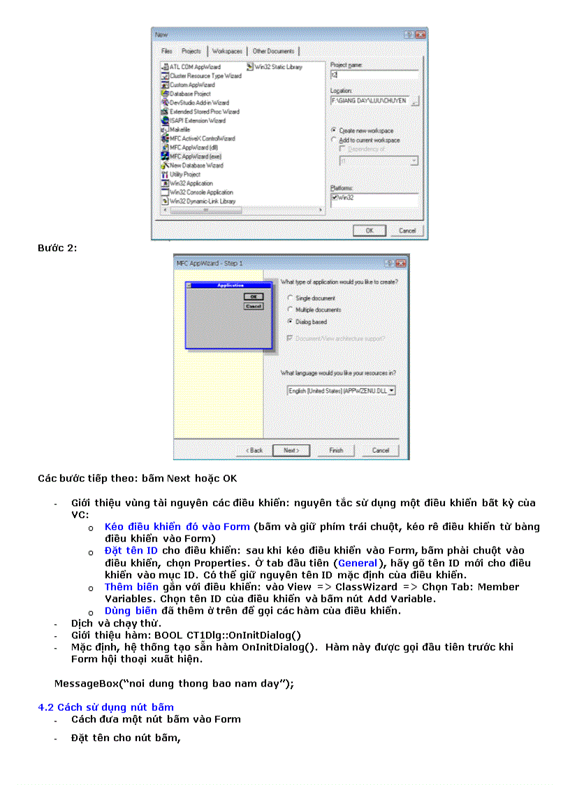 image for page Lập trình trực quan trên môi trường Visual C 6 0