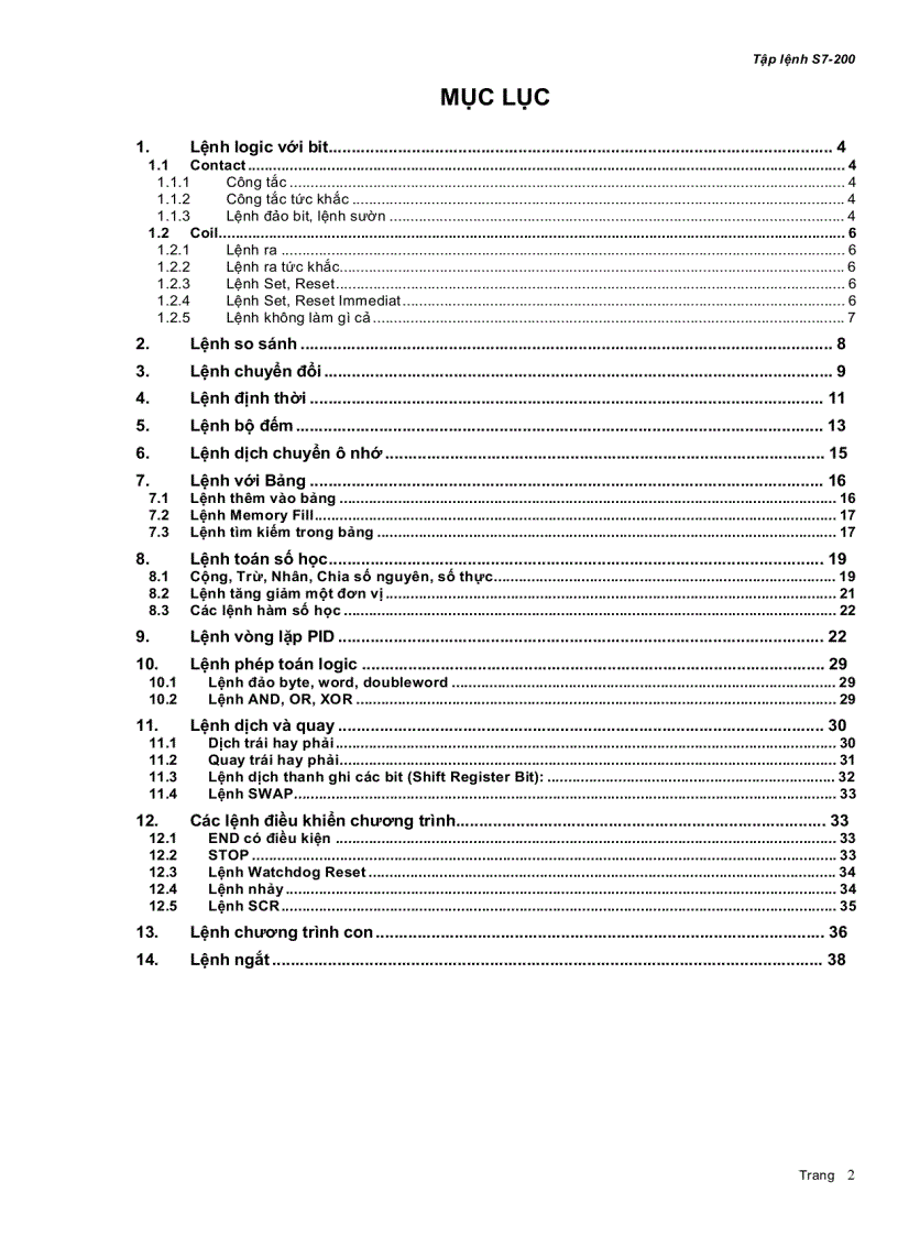 image for page Giáo trình tập lệnh plc siemens s7 200