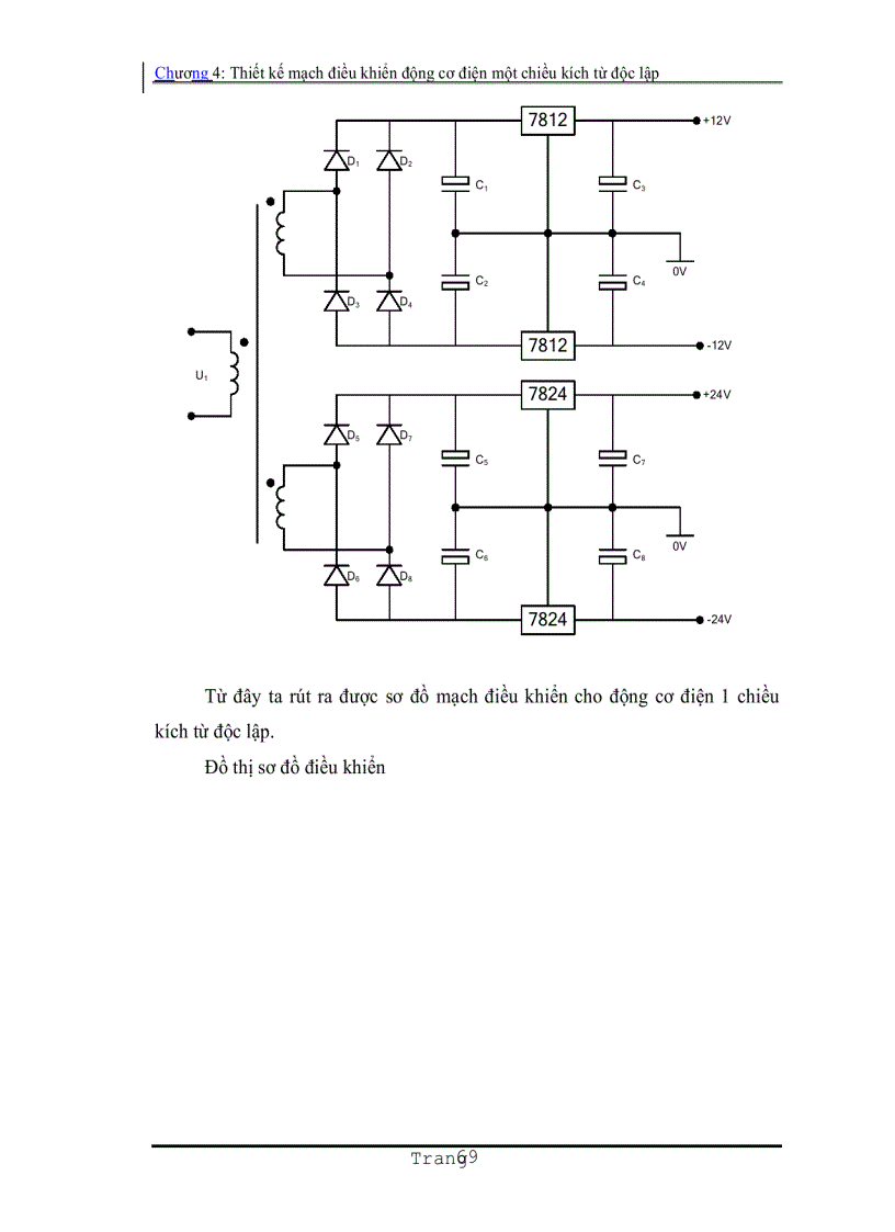 image for page Thiết kế mạch điều khiển động cơ điện một chiều kích từ độc lập