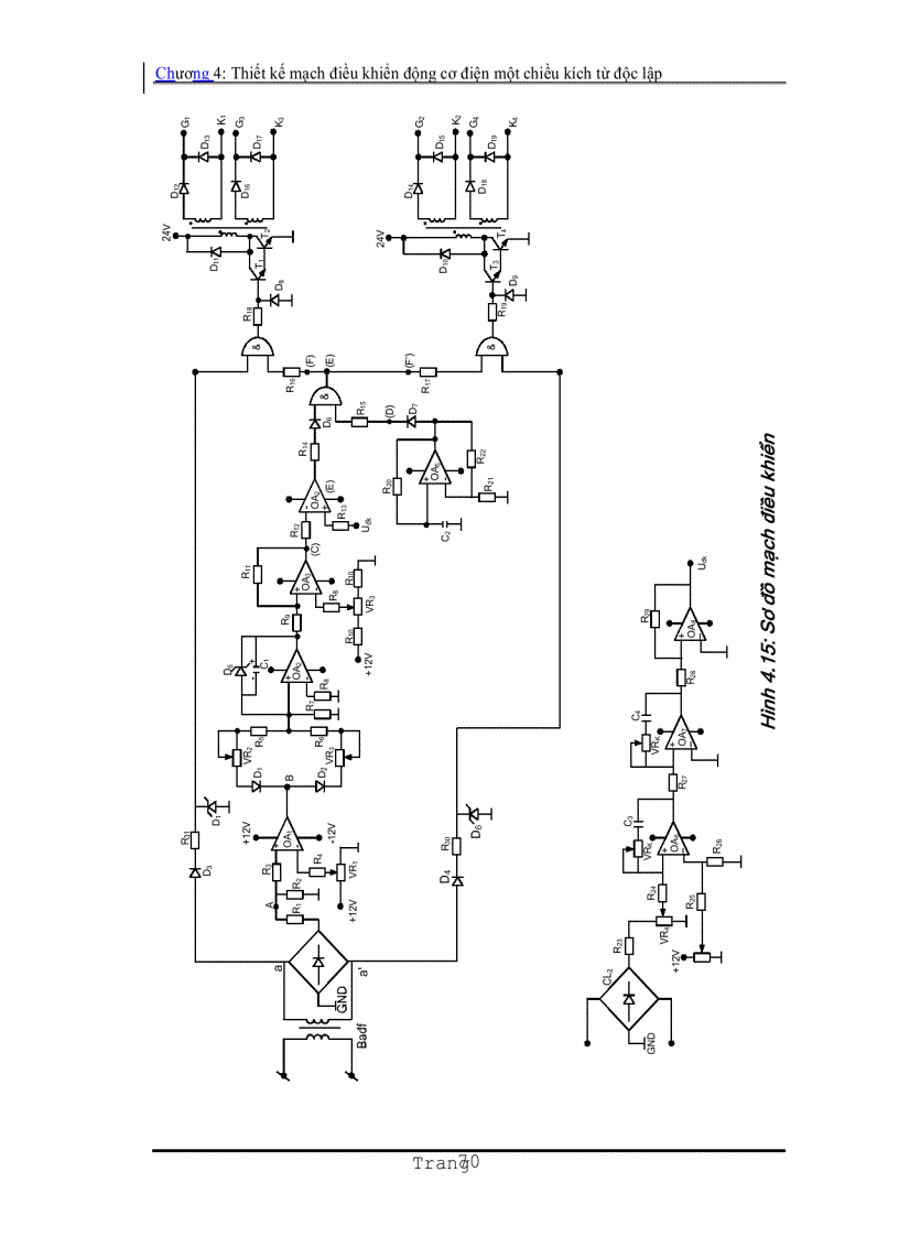 image for page Thiết kế mạch điều khiển động cơ điện một chiều kích từ độc lập