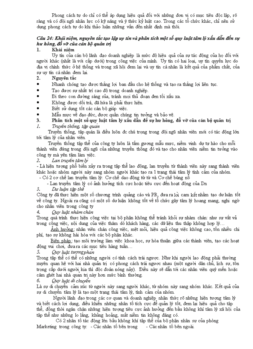 image for page Câu hỏi ôn tập quản trị học