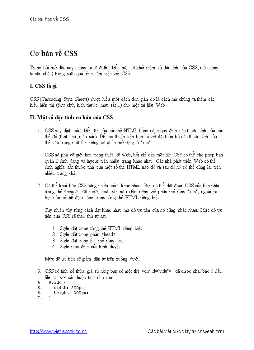 image for page CSS tiếng việt