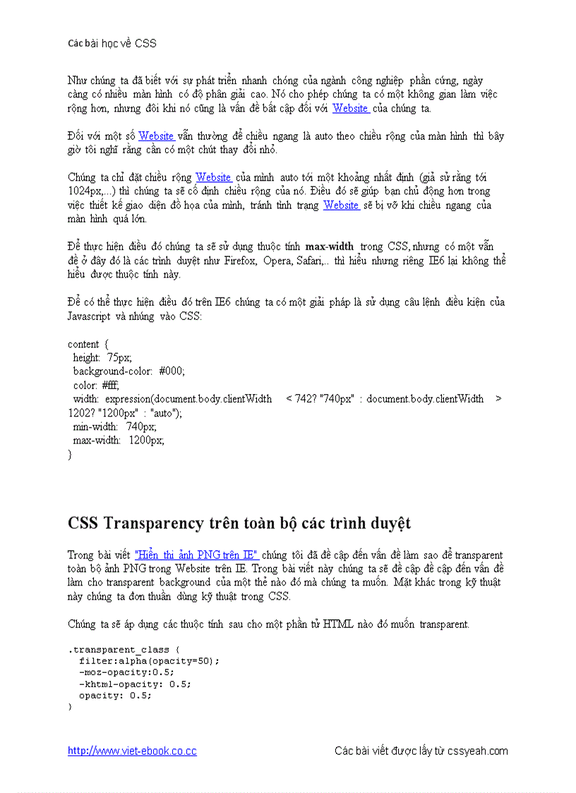 image for page CSS tiếng việt