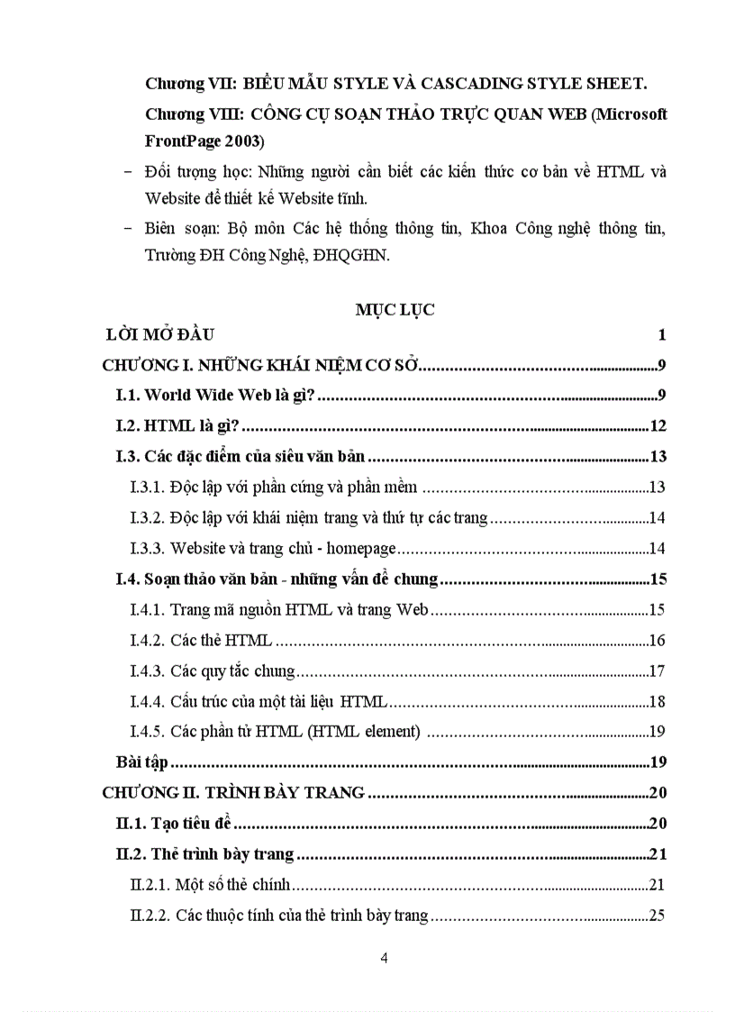 image for page Giáo trình html và thiết kế website