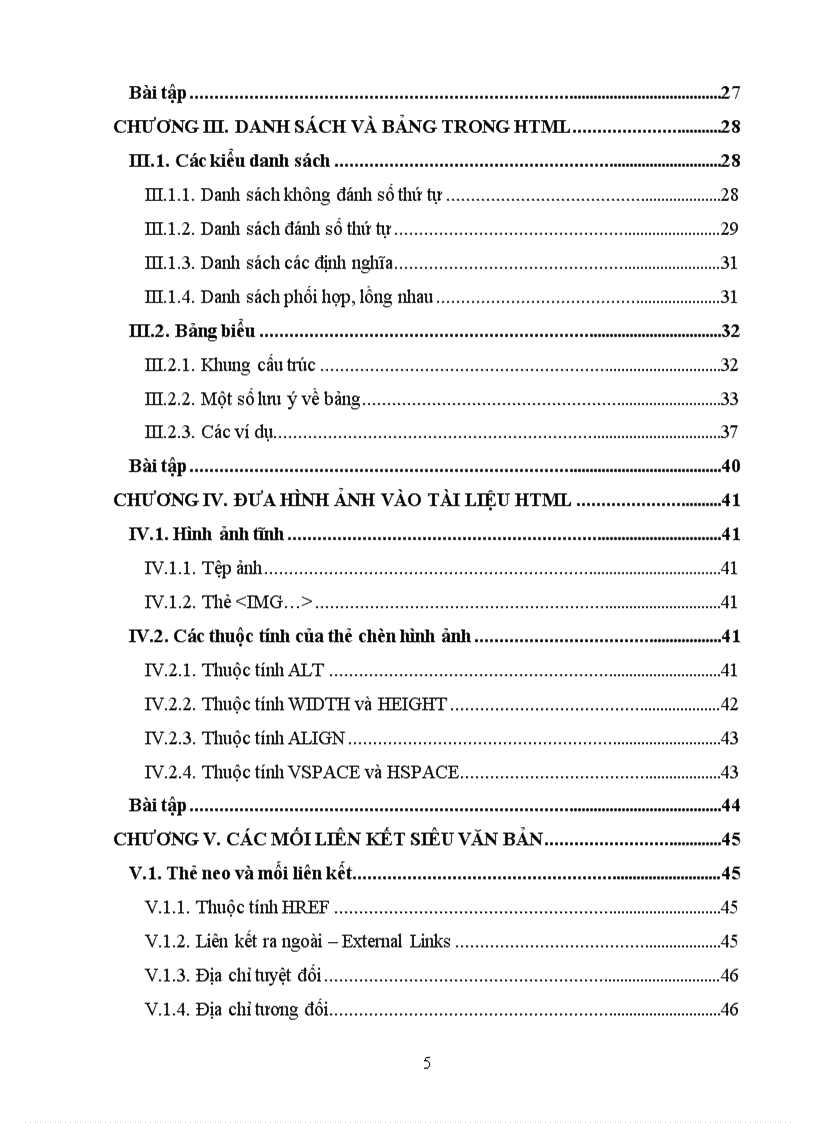 image for page Giáo trình html và thiết kế website