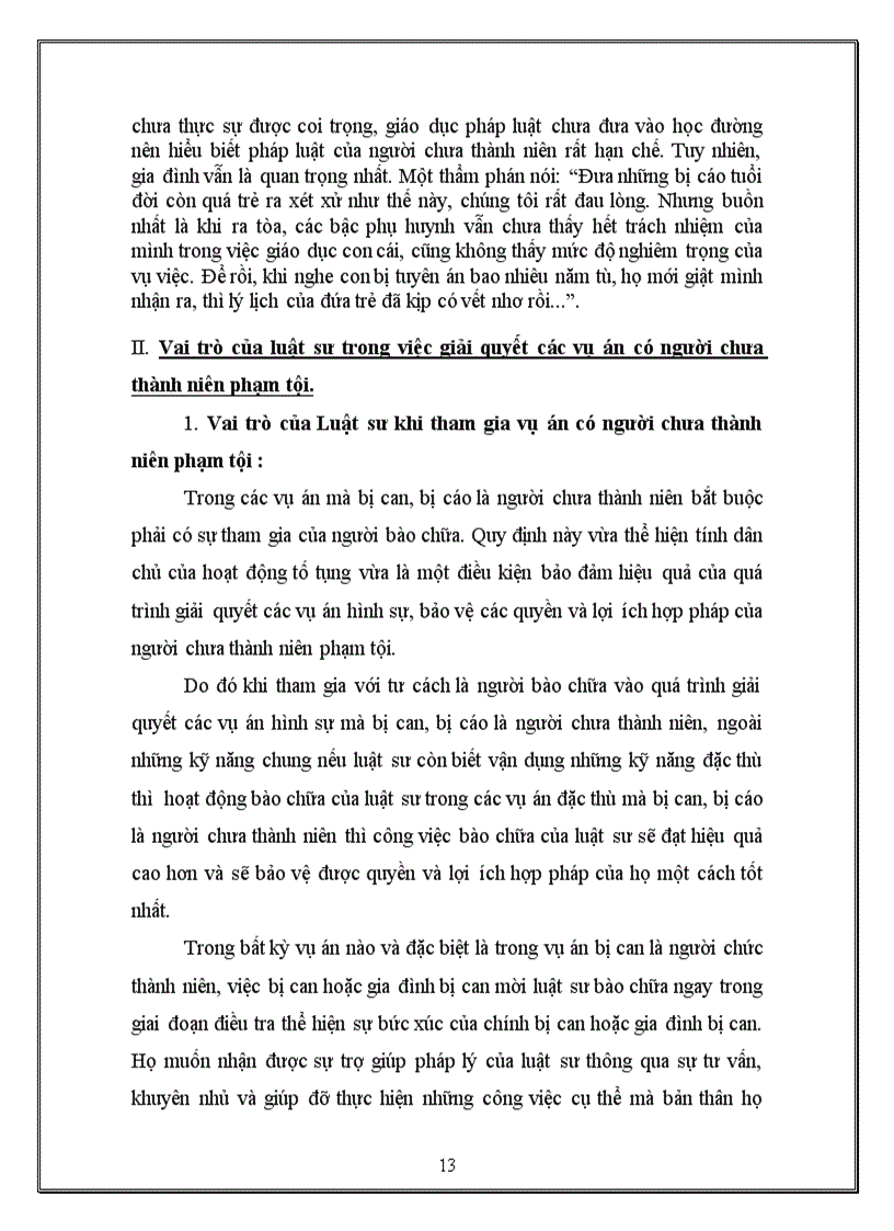image for page Kỹ năng luật sư trong việc giải quyết các vụ án có người chưa thành niên phạm tội