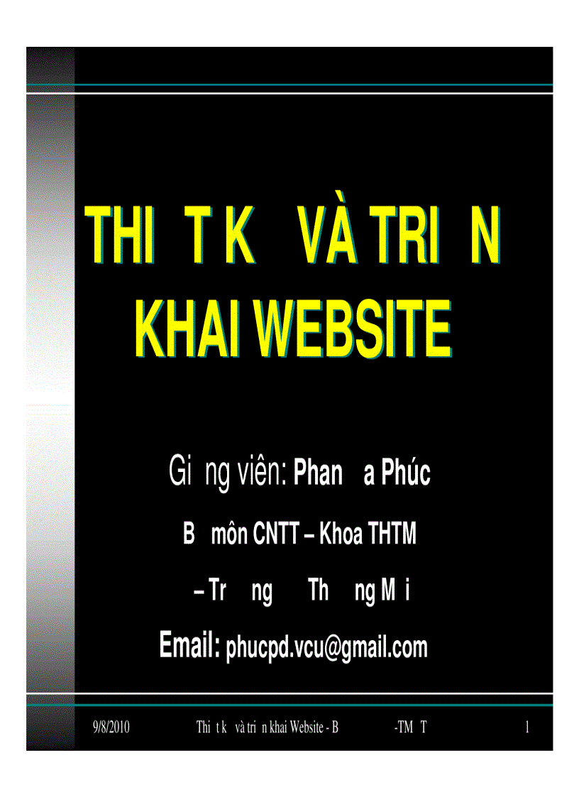 image for page Thiết kế và triển khai website