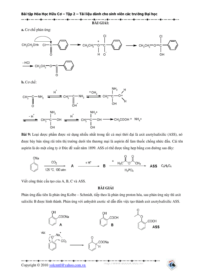 image for page Bài tập Hóa Hữu Cơ 1