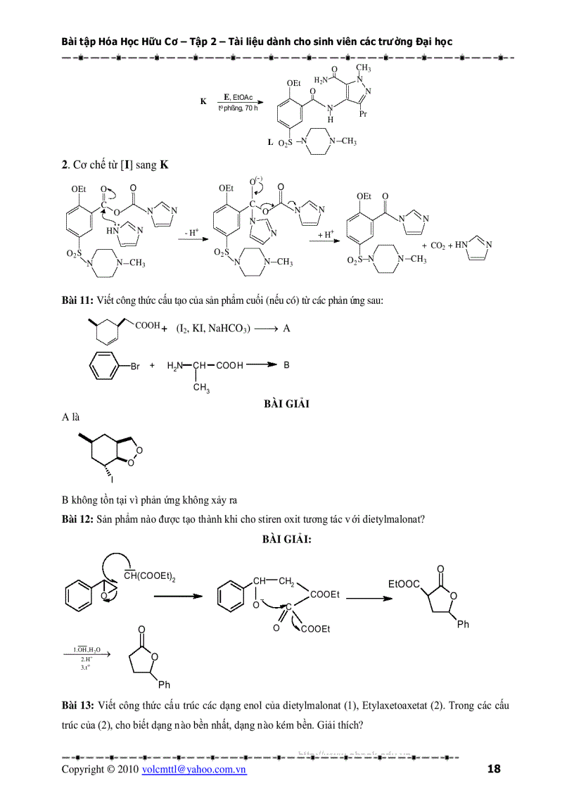 image for page Bài tập Hóa Hữu Cơ 1