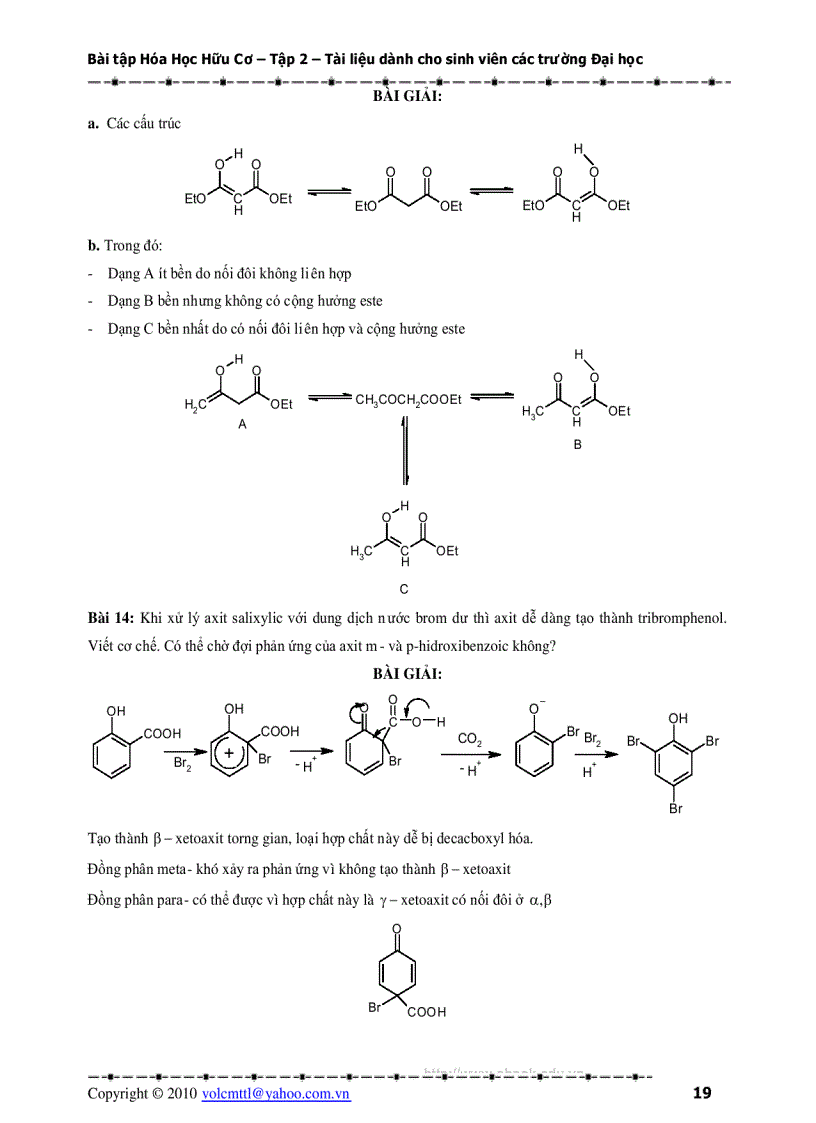 image for page Bài tập Hóa Hữu Cơ 1
