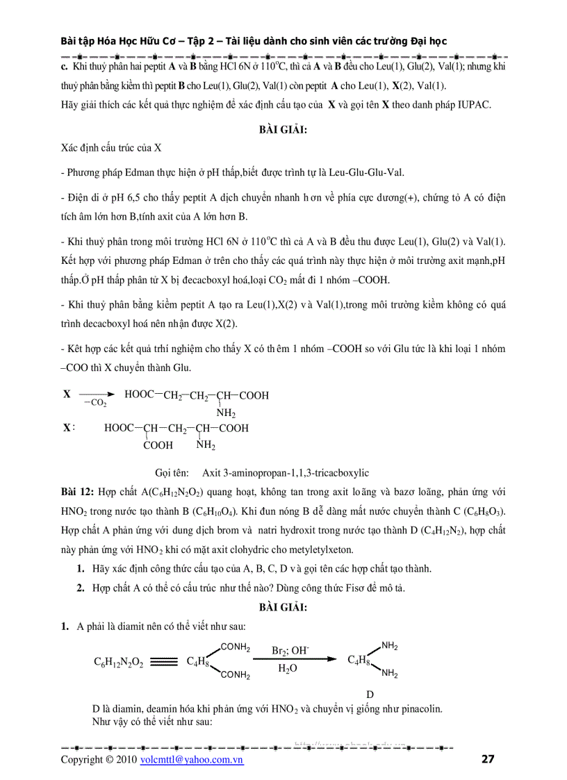 image for page Bài tập Hóa Hữu Cơ 1