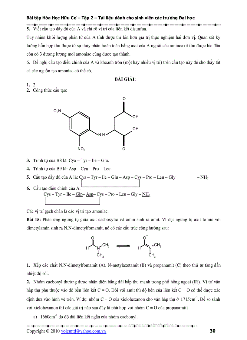 image for page Bài tập Hóa Hữu Cơ 1