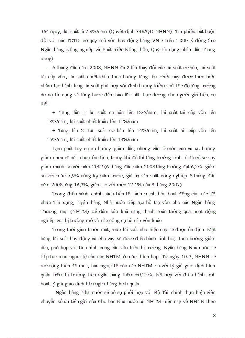 image for page Phân tích chính sách tiền tệ của việt nam giai đoạn 2008 2009