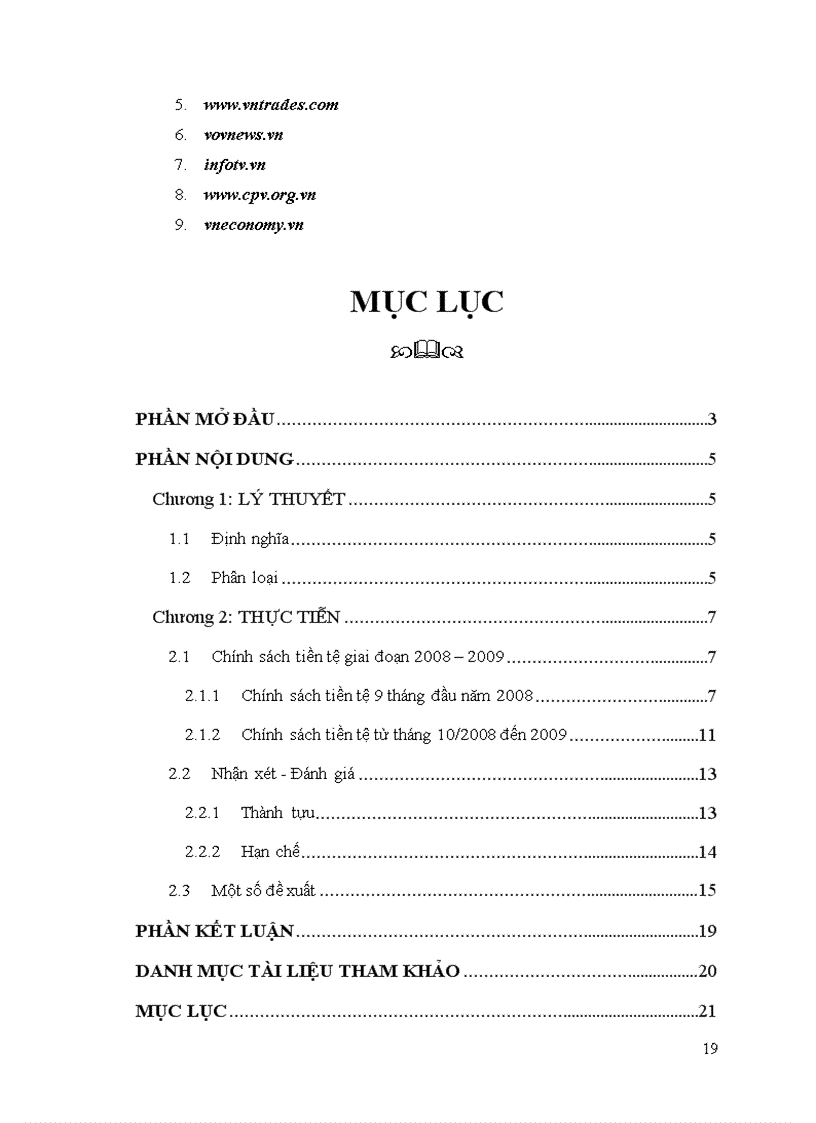 image for page Phân tích chính sách tiền tệ của việt nam giai đoạn 2008 2009