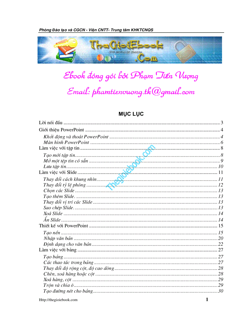 image for page Giáo trình power point nâng cao