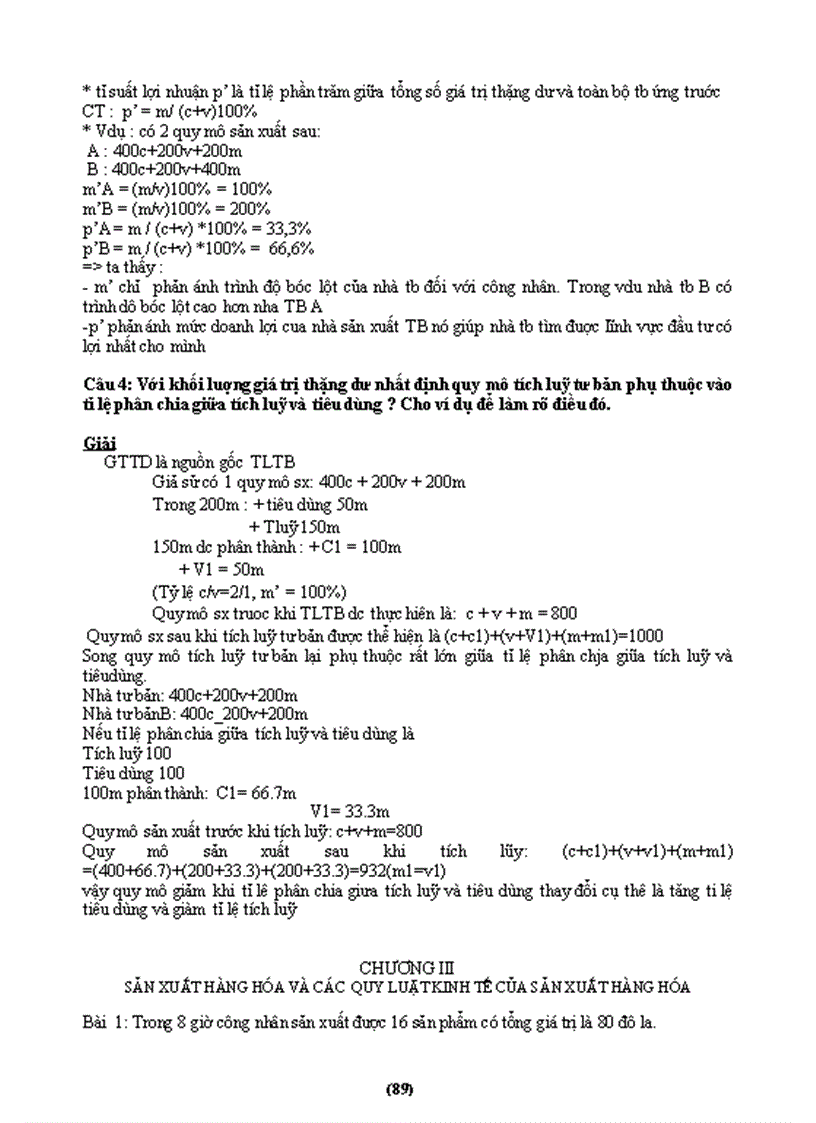 image for page Câu hỏi ôn tập kinh tế chính trị 3