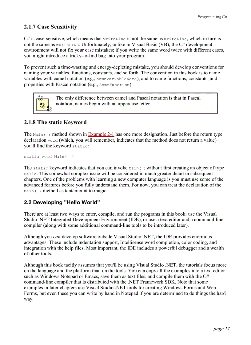 image for page O Reilly Programming C