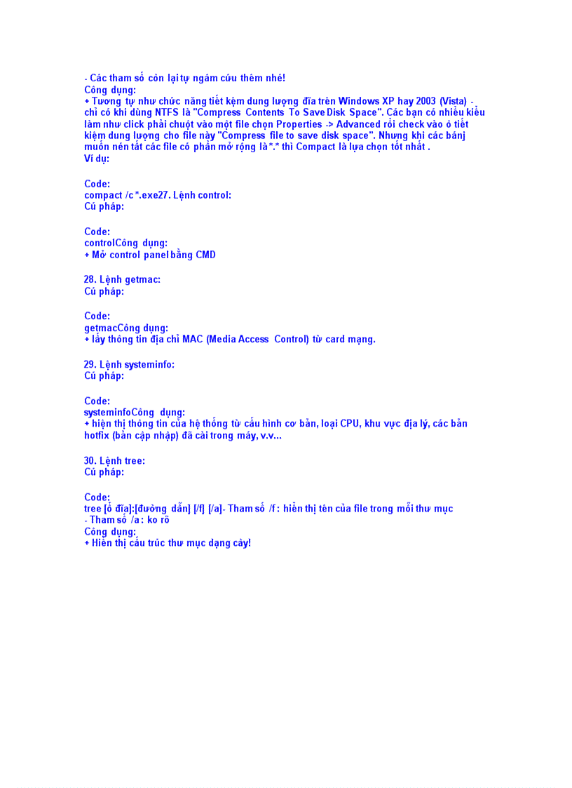 image for page Hưỡng tất cả các nút lệnh trong CMD và Run