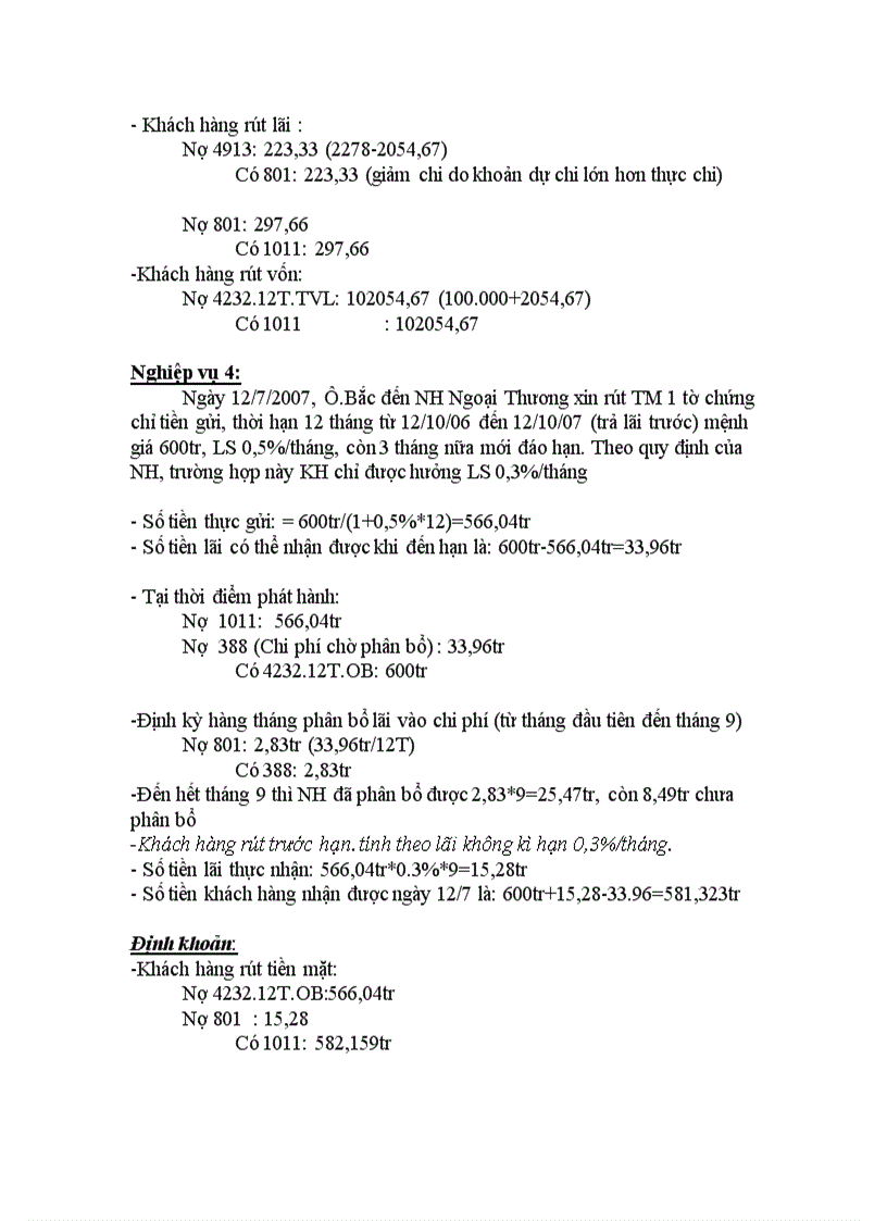 image for page Bài tập kế toán ngân hàng