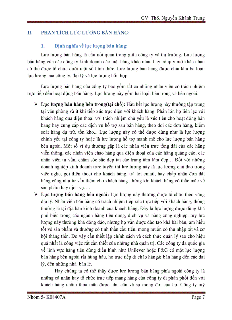 image for page Phân tích lực lượng bán hàng