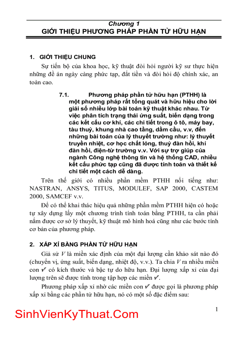 image for page Giáo trình kỹ thuật Phương pháp phần tử hữu hạn