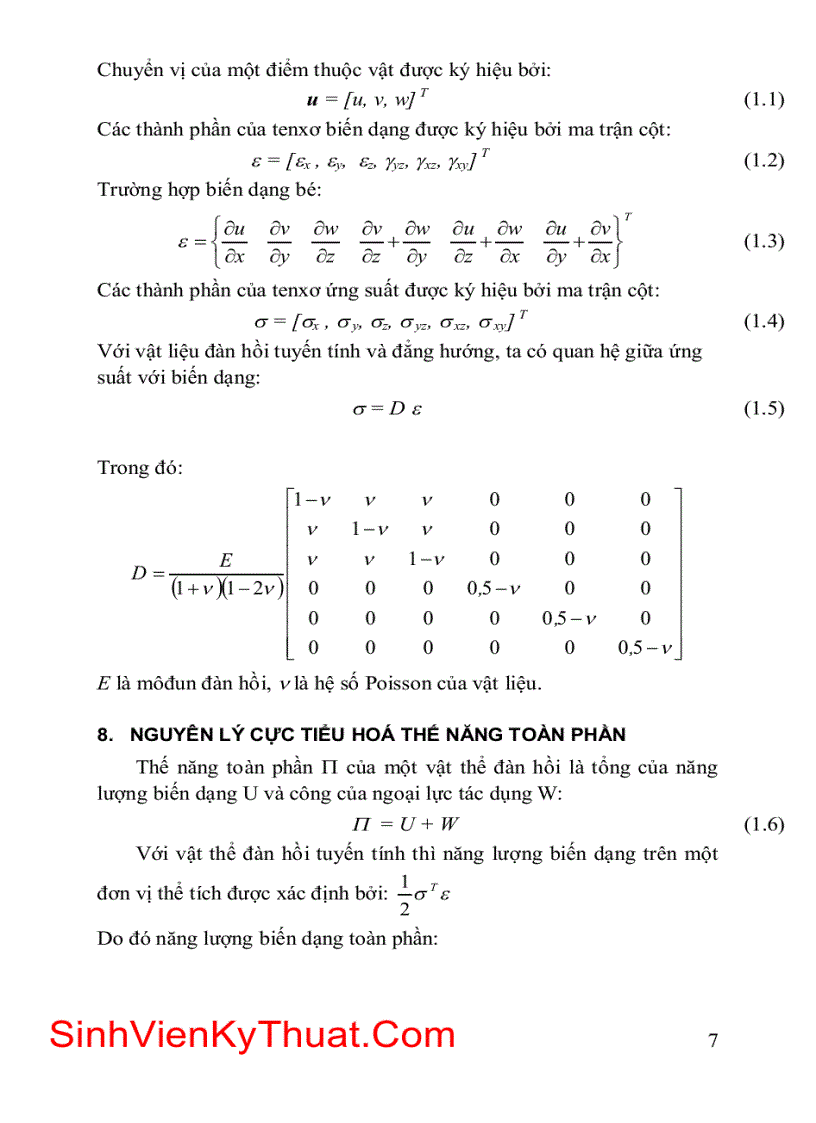image for page Giáo trình kỹ thuật Phương pháp phần tử hữu hạn